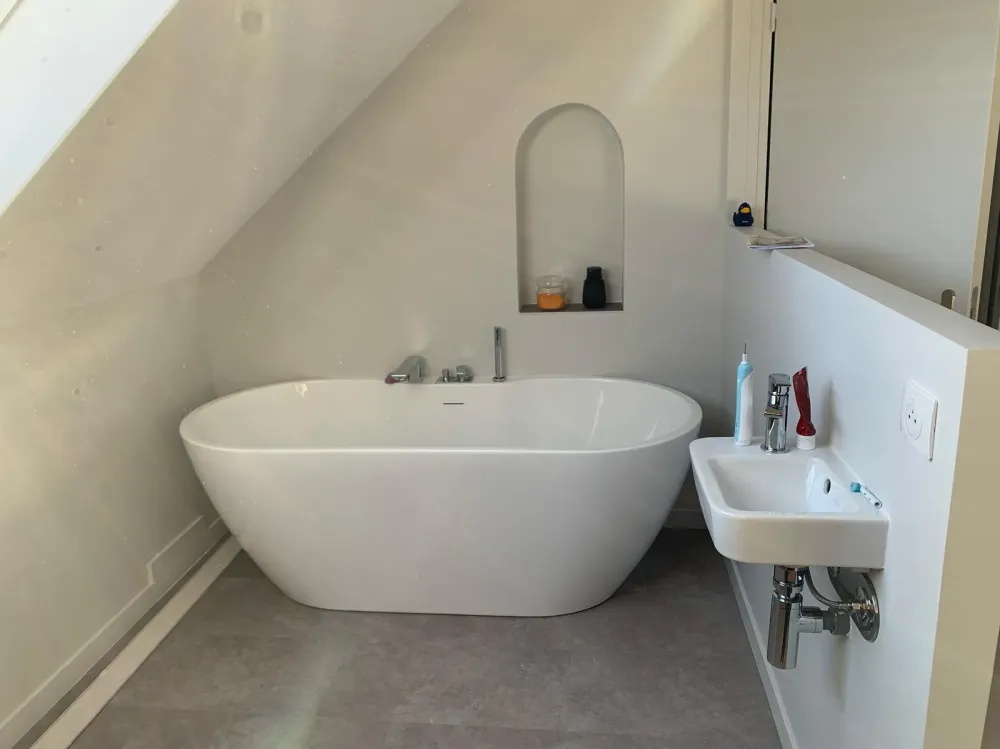 Rénovation de salle de bain à Aubéguimont