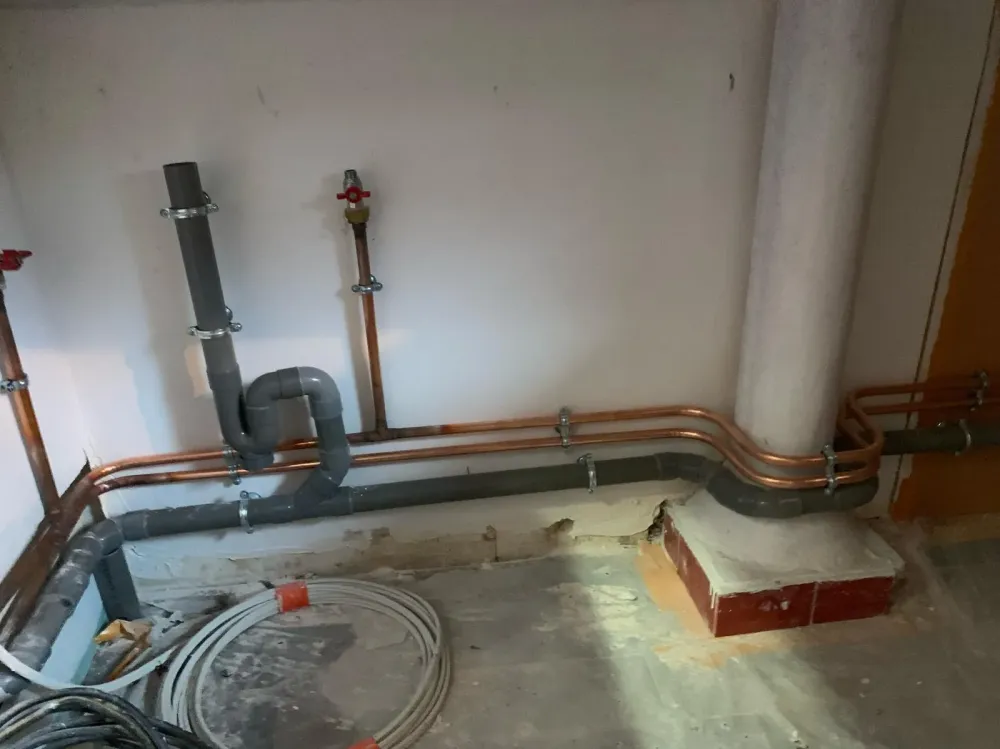 Travaux de plomberie
